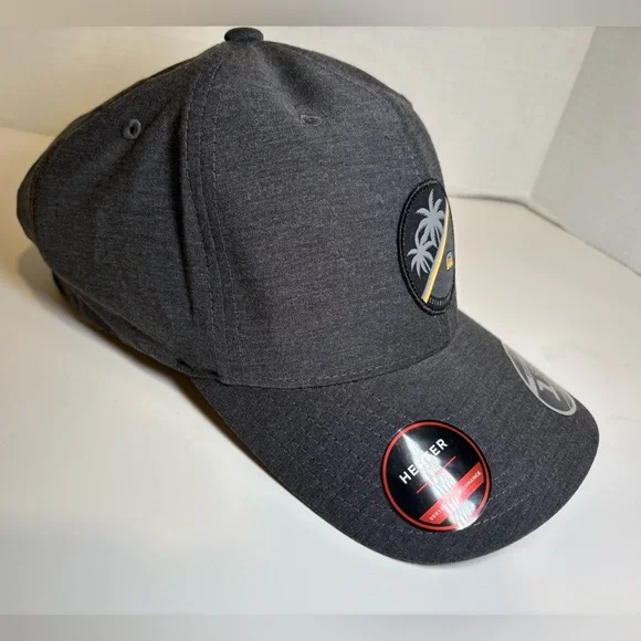 NWT Travis Mathew Sand Barred Adjustable Hat - Heather Charcoal - Picture 9 of 11
